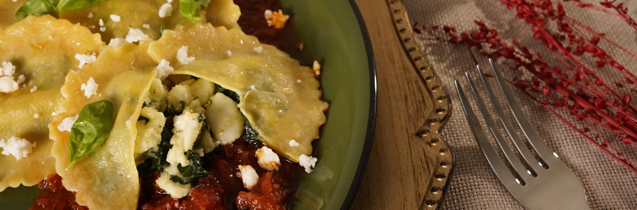 Ekici Klasik Beyaz Peynirli ve Ispanaklı Ravioli