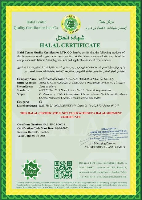 Helal Sertifikası / Halal Center