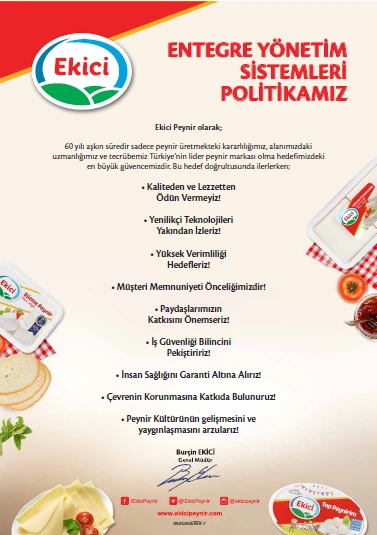 Entegre Yönetim Sistemleri Politikamız